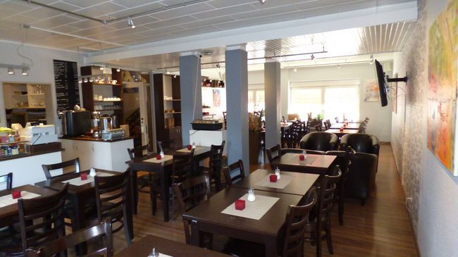 Hotel Art Inn Dinslaken Restaurang bild